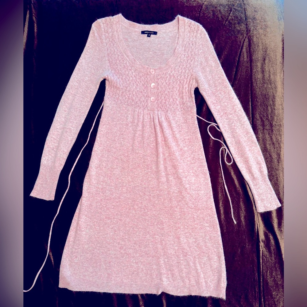 BCBG Max Azaria belted sweater dress